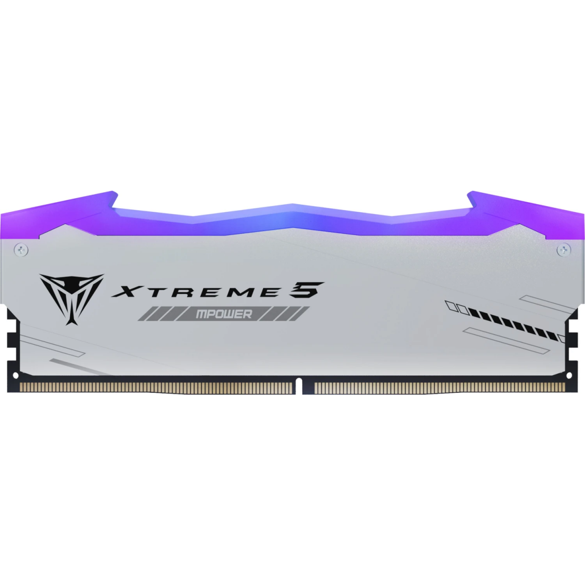 Operatīvā atmiņa Patriot Viper XTREME 5 RGB MPOWER 48GB 8000 MHz DDR5 CL38 Kit 2x 24GB Silver (PVXR548G80C38KM) - foto 2