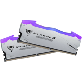 Operatīvā atmiņa Patriot Viper XTREME 5 RGB MPOWER 48GB 8000 MHz DDR5 CL38 Kit 2x 24GB Silver (PVXR548G80C38KM)