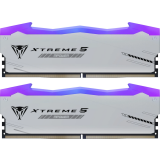 Operatīvā atmiņa Patriot Viper XTREME 5 RGB MPOWER 48GB 8000 MHz DDR5 CL38 Kit 2x 24GB Silver (PVXR548G80C38KM)