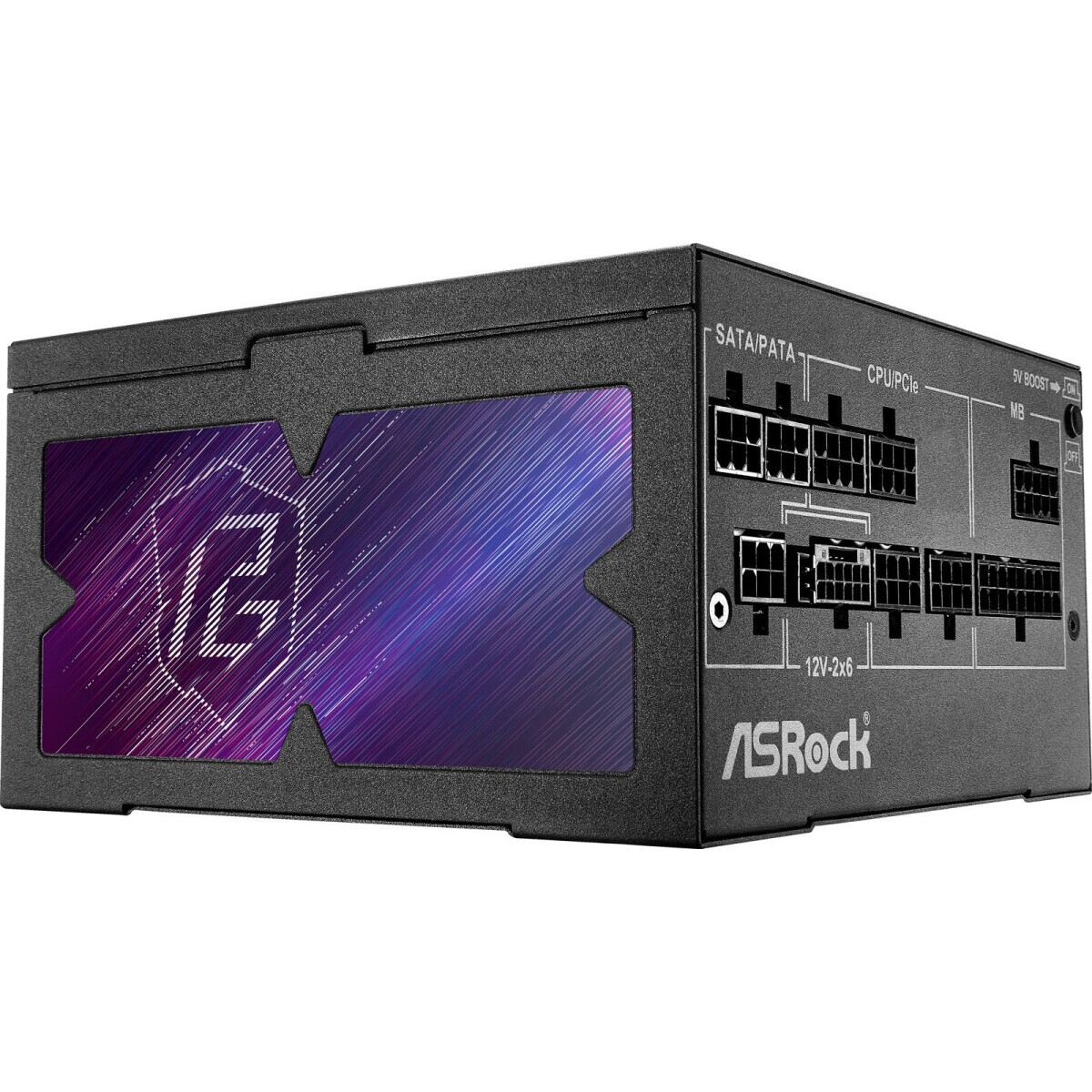 Barošanas bloks ASRock Phantom Gaming 750W Black (90-UXP075-GFEAAB) - foto 3