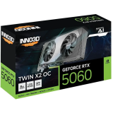 Videokarte INNO3D GEFORCE RTX 5060 8GB TWIN X2 OC (N50602-08D7X-195070N)