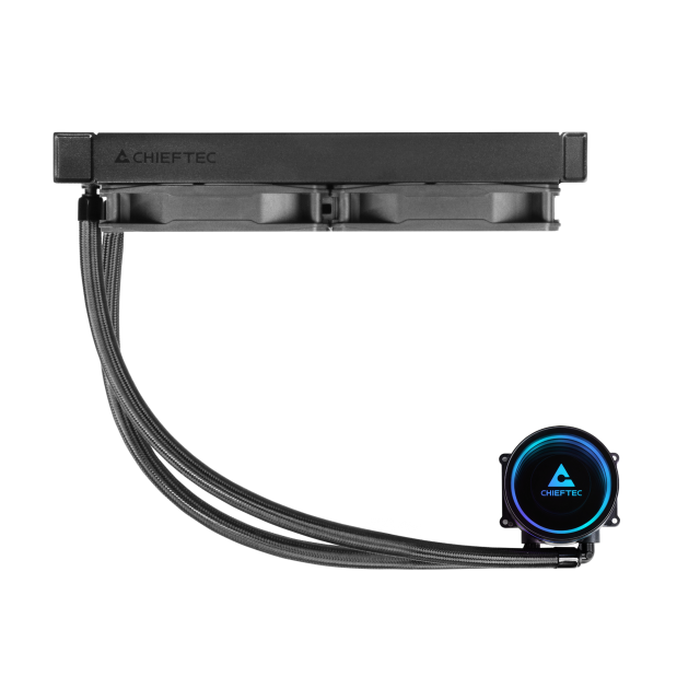 Procesoru dzesētājs Chieftec Iceberg Dark RGB 240mm Black (CLC-240-BLK) - foto 2