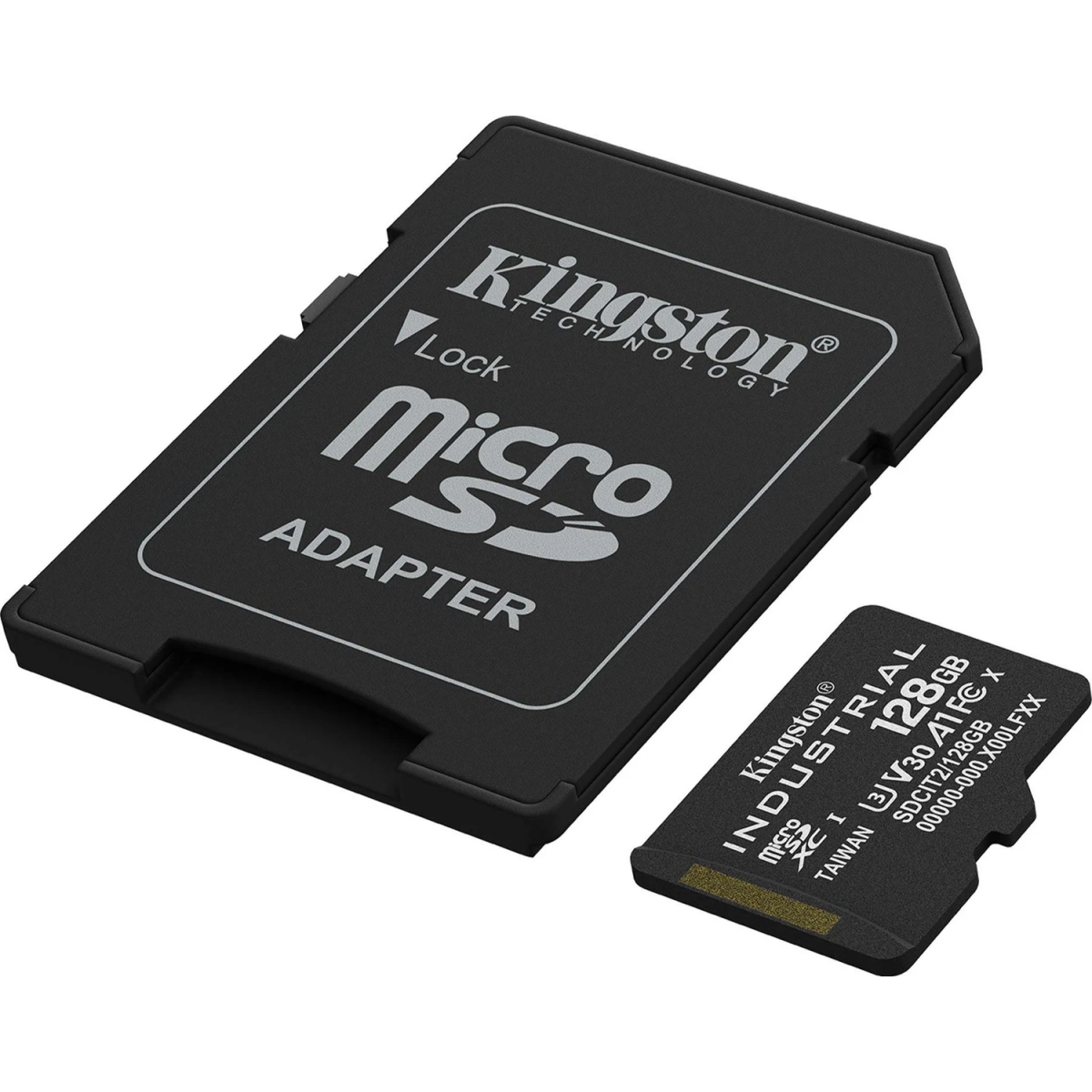 Atmiņas karte Kingston Industrial Temperature Gen2 R100 microSDXC 128GB Kit Black (SDCIT2/128GB) - foto 2