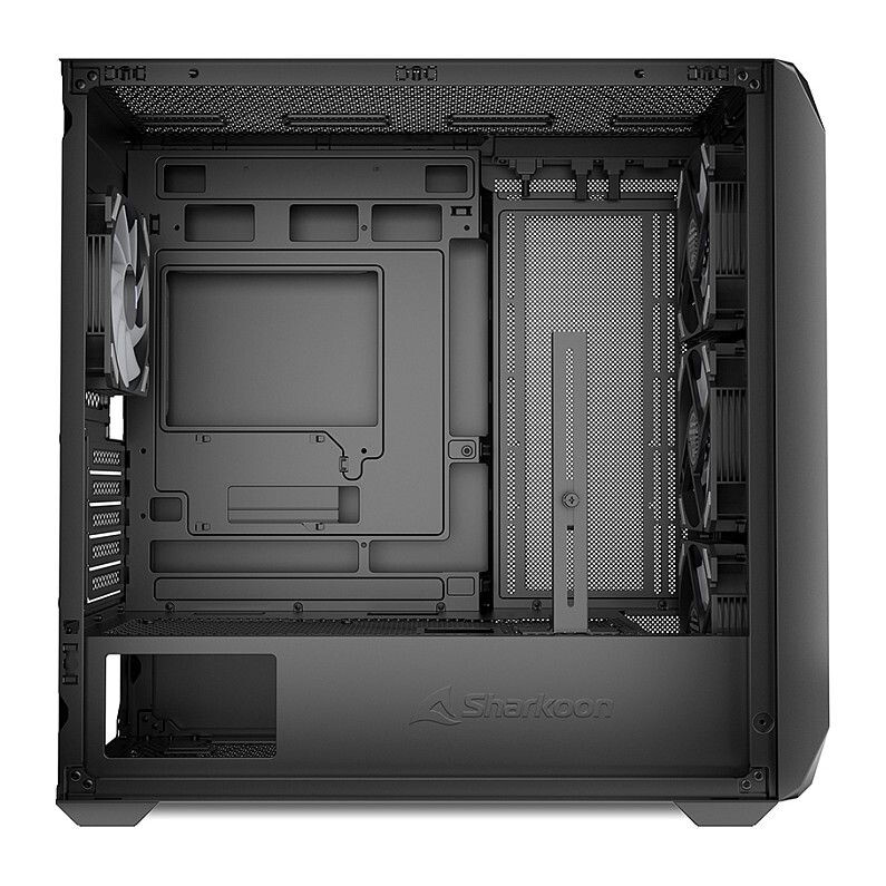 Datoru korpuss Sharkoon MK3 RGB Micro Tower Black - 4044951041749 - foto 7