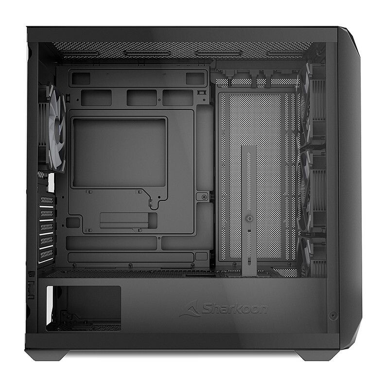 Datoru korpuss Sharkoon MK3 RGB Micro Tower Black - 4044951041749 - foto 8