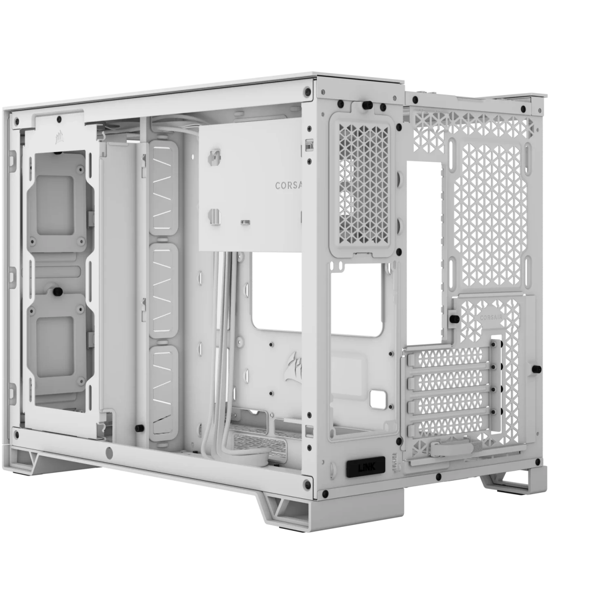 Datoru korpuss Corsair 2500X RGB Mini Tower White (CC-9011268-WW) - foto 2