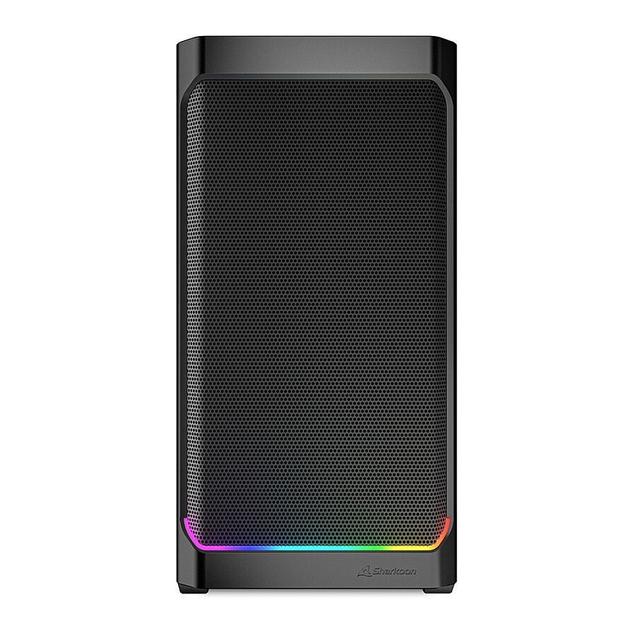 Datoru korpuss Sharkoon MK4W RGB Micro Tower Black - 4044951041763 - foto 9