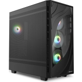 Datoru korpuss Sharkoon Rebel C80M RGB Midi Tower Black (4044951041145)