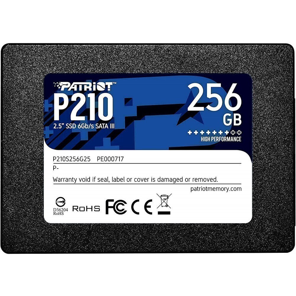 SSD-Speicher 256GB Patriot P210 (P210S256G25)