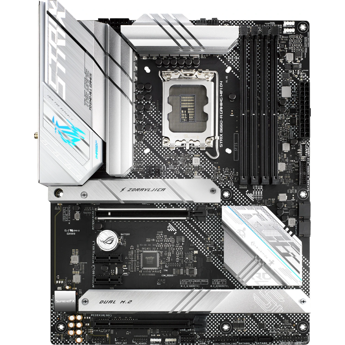 Pamatplate ASUS ROG STRIX B660-A GAMING WIFI D4 (90MB18S0-M1EAY0) - foto 13