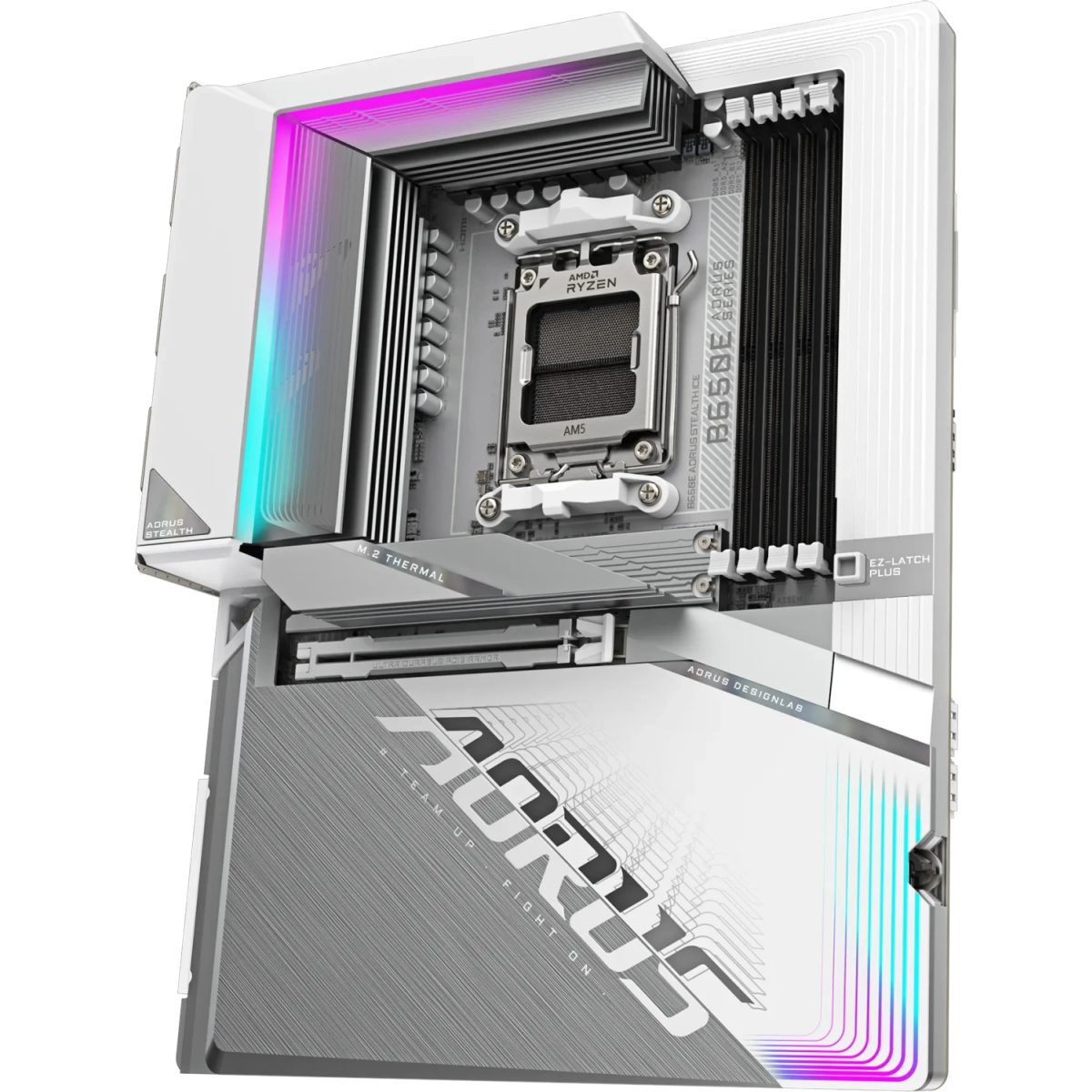 Pamatplate GIGABYTE B650E AORUS Stealth ICE White - B650E AORUS STEALTH ICE