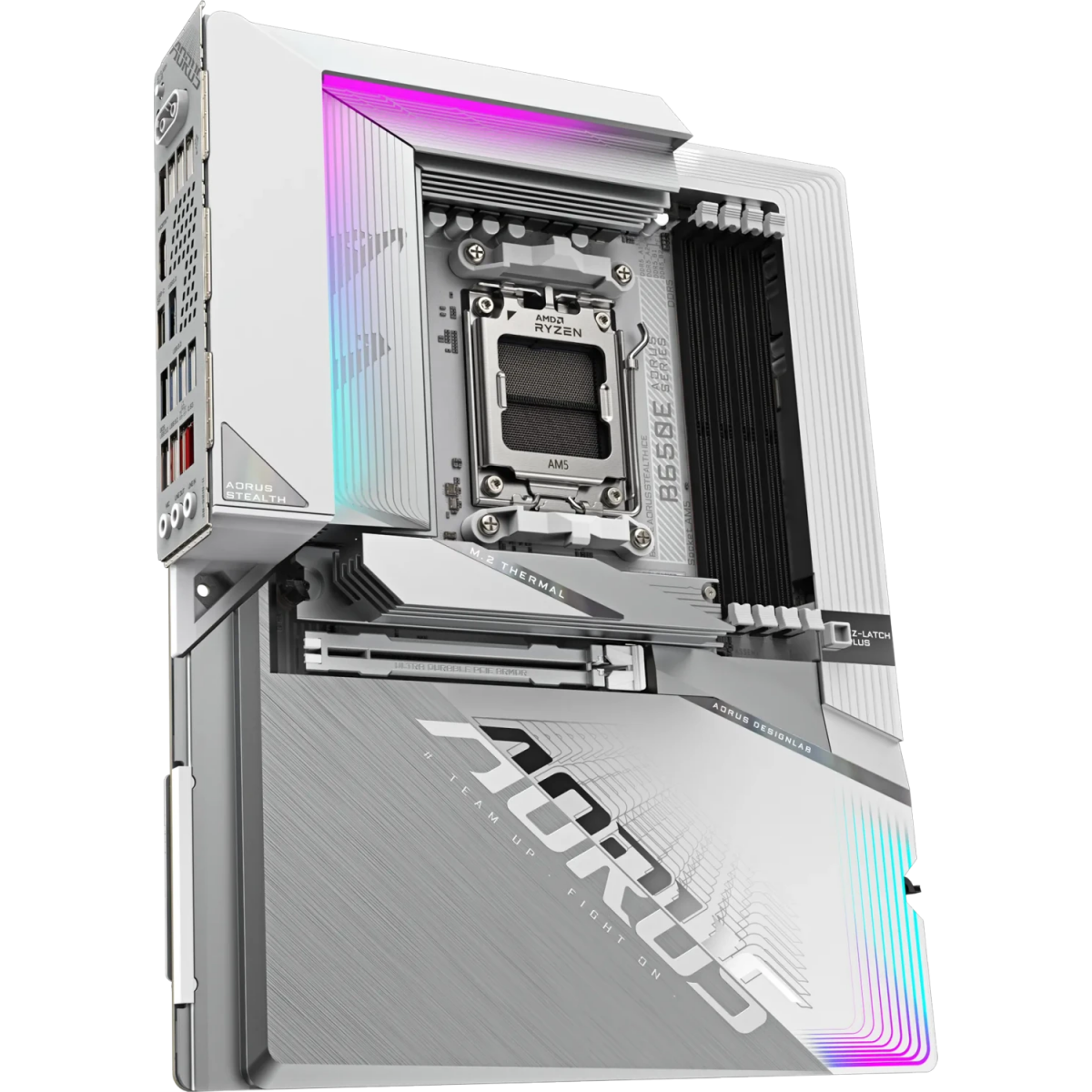 Pamatplate GIGABYTE B650E AORUS Stealth ICE White - B650E AORUS STEALTH ICE - foto 2