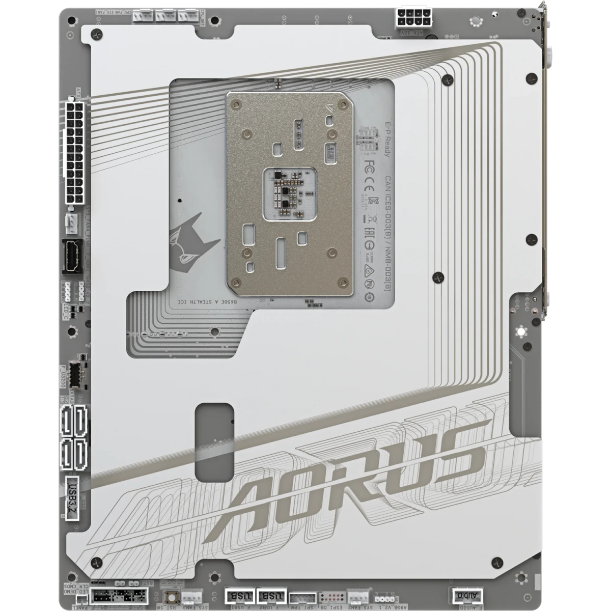 Pamatplate GIGABYTE B650E AORUS Stealth ICE White - B650E AORUS STEALTH ICE - foto 3