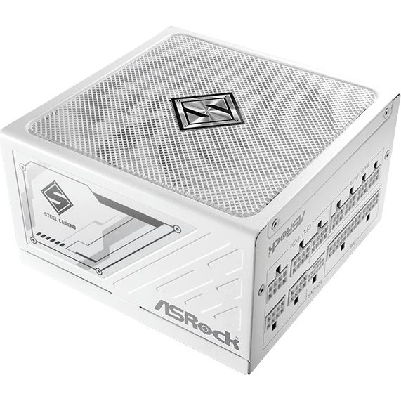 Barošanas bloks ASRock Steel Legend SL-1000GW 1000W White (90-UXS100-GFEABA) - foto 5
