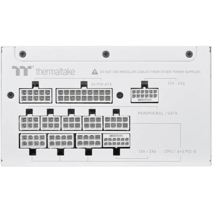 Barošanas bloks Thermaltake ToughPower GT Snow 1200W White (PS-TPT-1200FNFAGE-W) - foto 2