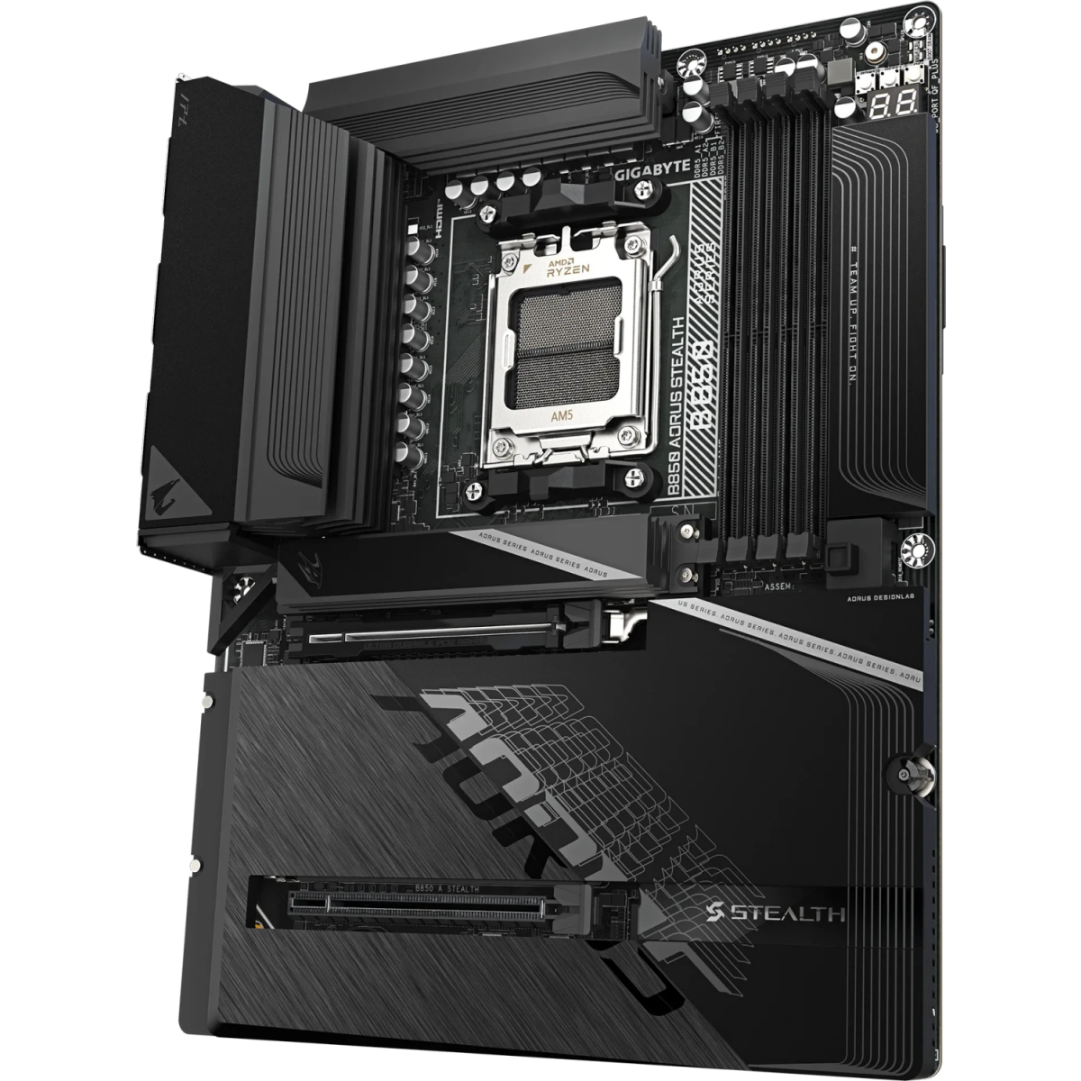 Pamatplate GIGABYTE B850 AORUS Stealth Black - B850 A STEALTH - foto 2