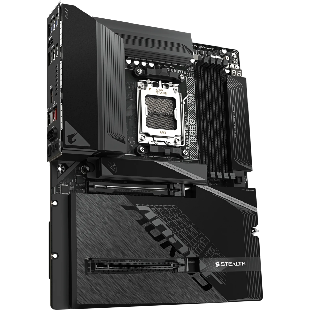 Pamatplate GIGABYTE B850 AORUS Stealth Black - B850 A STEALTH - foto 3
