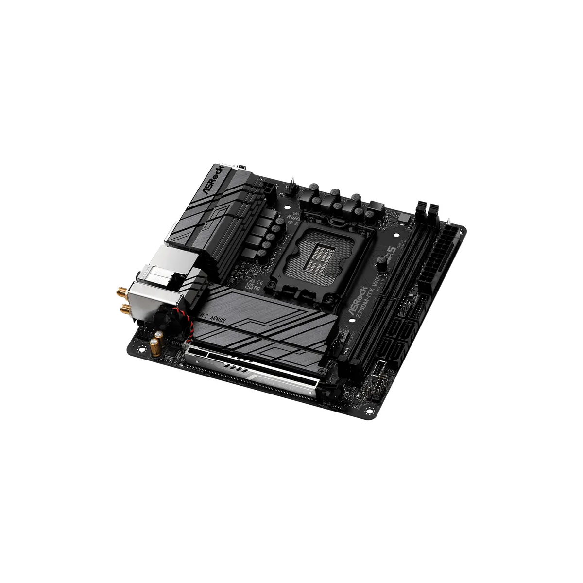 Pamatplate ASRock Z790 Z790M-ITX/WiFi Black (90-MXBKE0-A0UAYZ) - foto 3