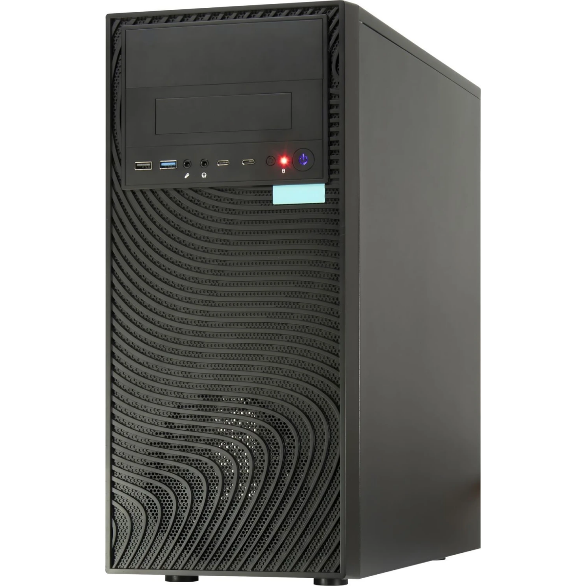 Datoru korpuss Inter-Tech IT-8835 Ripple Midi-Tower Black (88881379) - foto 7