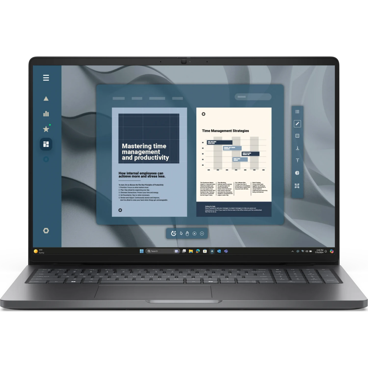 Portatīvais dators Dell Pro 16 PC16255 16" Ryzen 5 220 16GB 512GB Radeon 740M W11P Magnetite (DCNC3 )