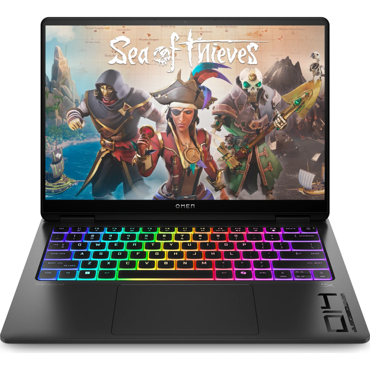 Portatīvais dators HP OMEN Transcend 14-fb1097ng 14" Ultra 9 285H 64GB 2TB RTX 5070 8GB GDDR7 W11H Black (BV8C6EA/ABD)