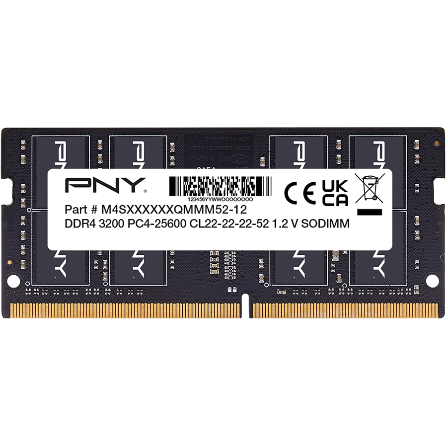 Operatīvā atmiņa PNY Performance 16GB 3200MHz DDR4 CL22 Black (MN16GSD43200-TB)