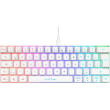 Tastatur Deltaco Gaming Mini white DE (GAM-075-W-DE)
