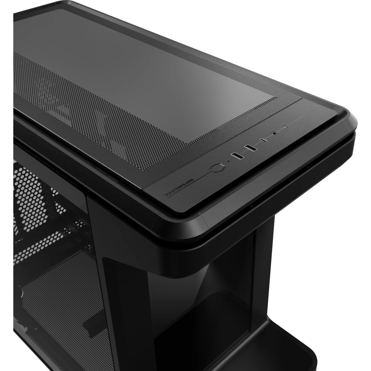 Datoru korpuss CoolerMaster MasterFrame 360 ​​Stage LCD Midi Tower Black (MF360-KHNN-S02) - foto 2