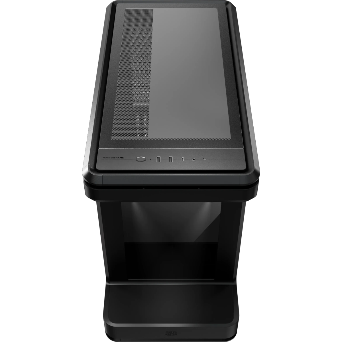 Datoru korpuss CoolerMaster MasterFrame 360 ​​Stage LCD Midi Tower Black (MF360-KHNN-S02) - foto 3