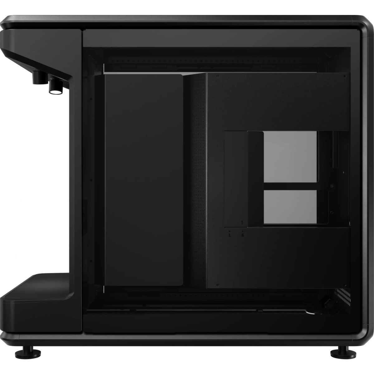 Datoru korpuss CoolerMaster MasterFrame 360 ​​Stage LCD Midi Tower Black (MF360-KHNN-S02) - foto 6