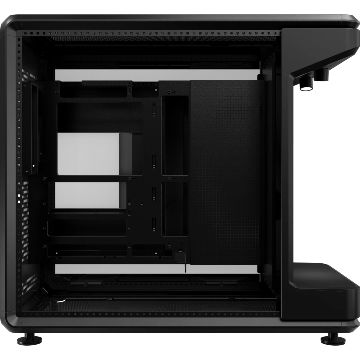 Datoru korpuss CoolerMaster MasterFrame 360 ​​Stage LCD Midi Tower Black (MF360-KHNN-S02) - foto 8