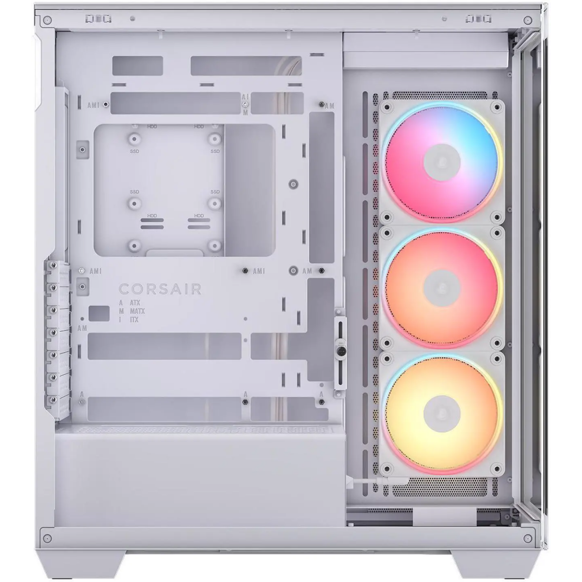 Datoru korpuss Corsair 3500X LX-R iCue Link RGB White (CC-9011322-WW) - foto 5