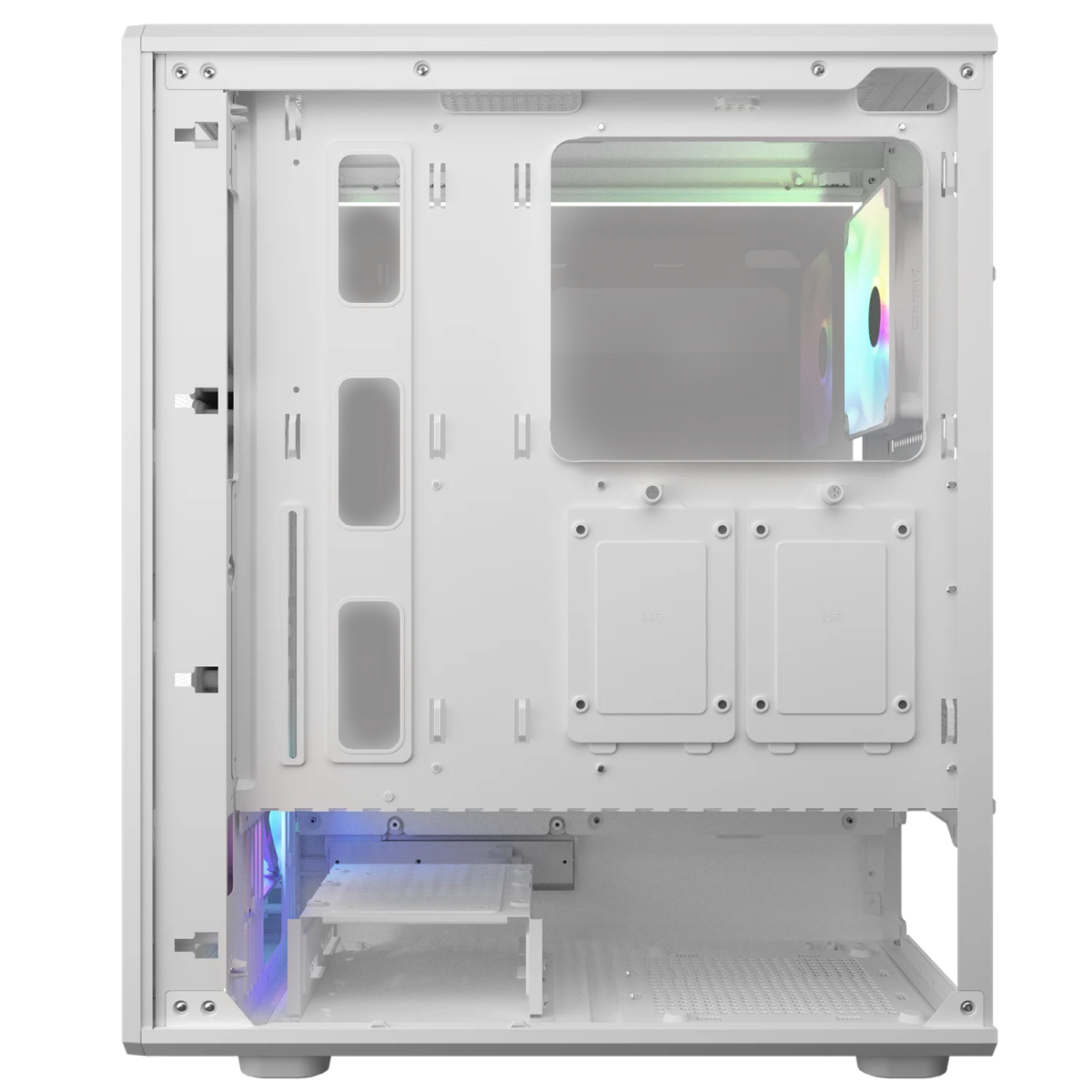 Datoru korpuss Cougar AirFace Pure Pro RGB White (CGR-2GA5W-P) - foto 6