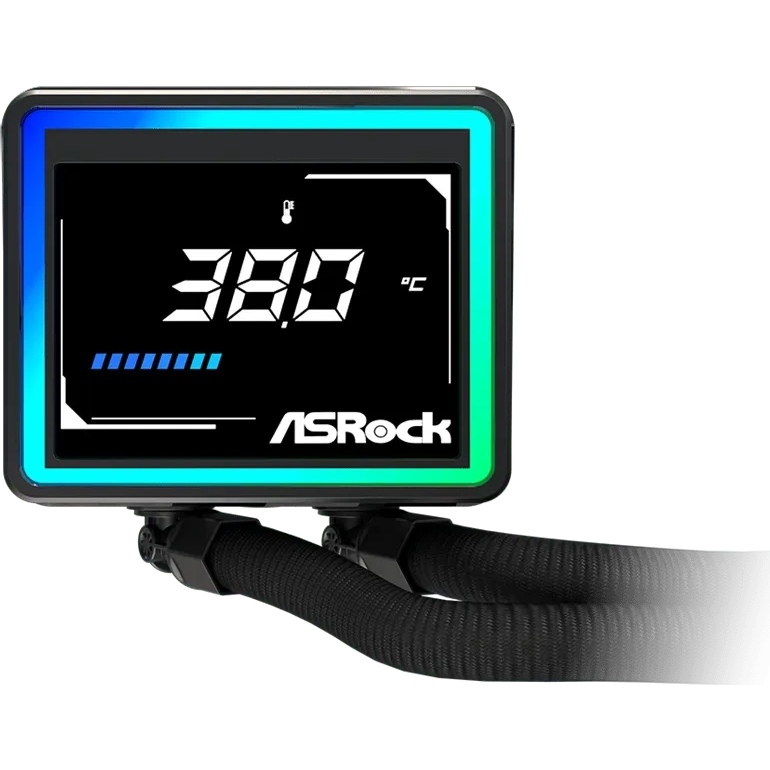 Procesoru dzesētājs ASRock Challenger 240 Digital Black (90-ACLA24-BAAGA6) - foto 4