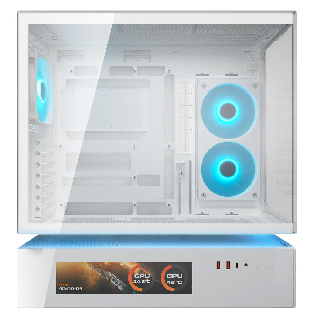 Datoru korpuss Cougar CFV235 Vision RGB White (CGR-2DA4W-V) - foto 3