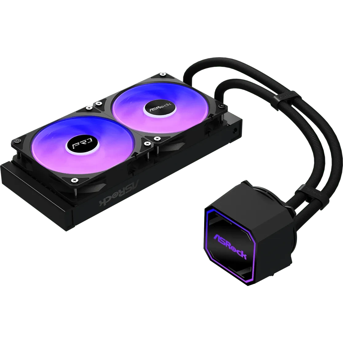 Procesoru dzesētājs ASRock Pro 240 ARGB Black (90-APRA24-BAAGA6) - foto 5