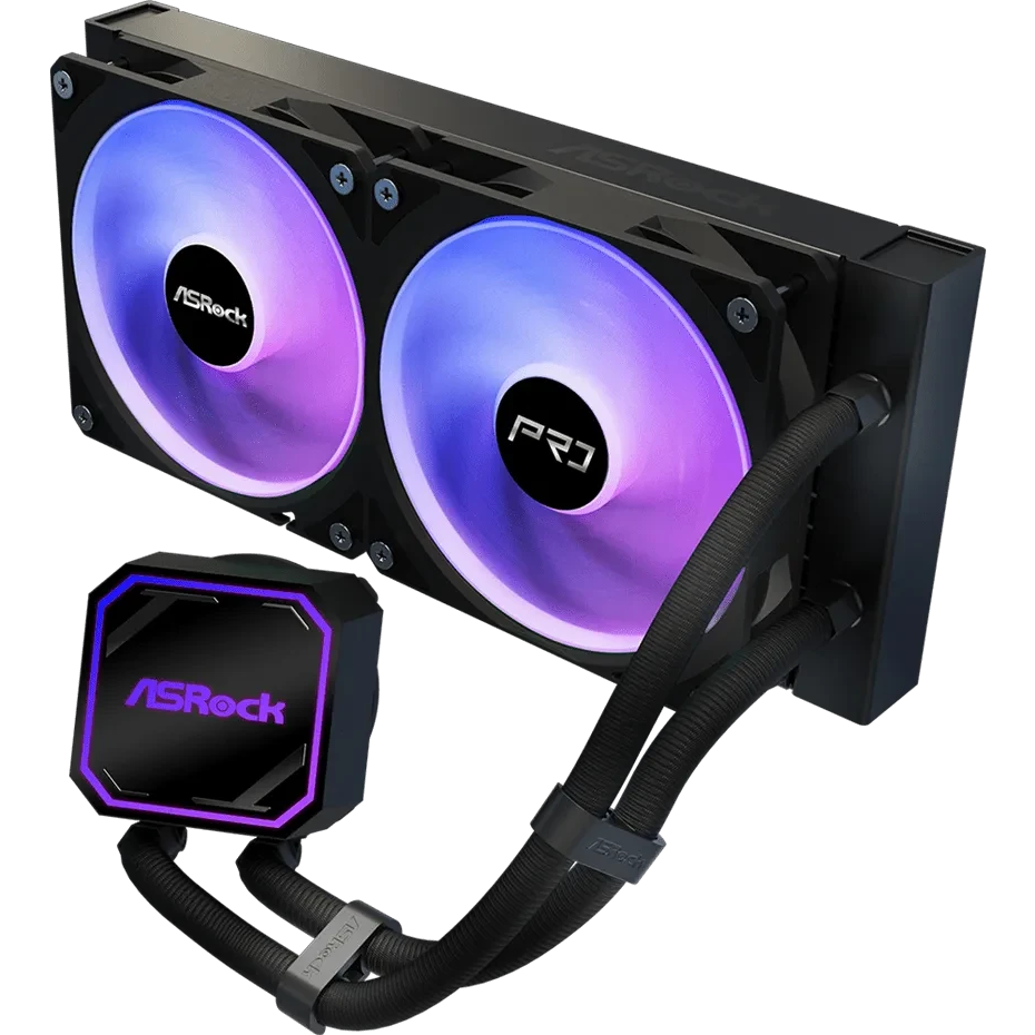 Procesoru dzesētājs ASRock Pro 240 ARGB Black (90-APRA24-BAAGA6) - foto 7