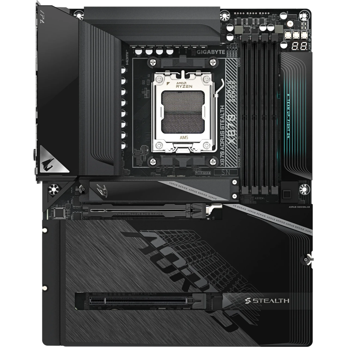 Pamatplate GIGABYTE X870 AORUS Stealth Black (X870 A STEALTH)