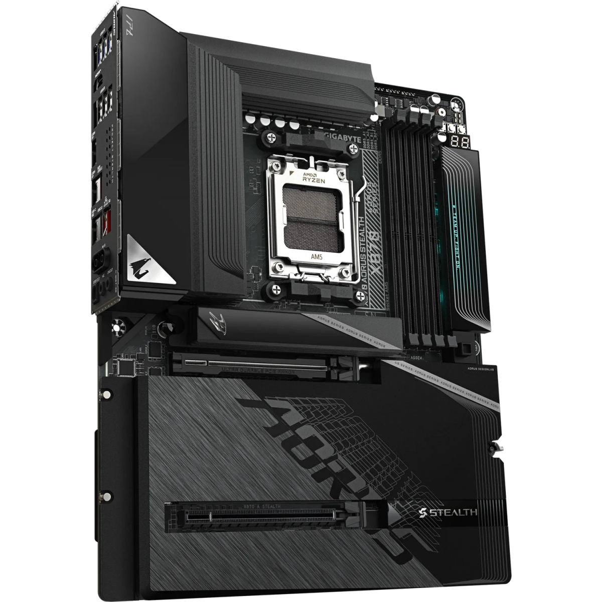Pamatplate GIGABYTE X870 AORUS Stealth Black (X870 A STEALTH) - foto 4