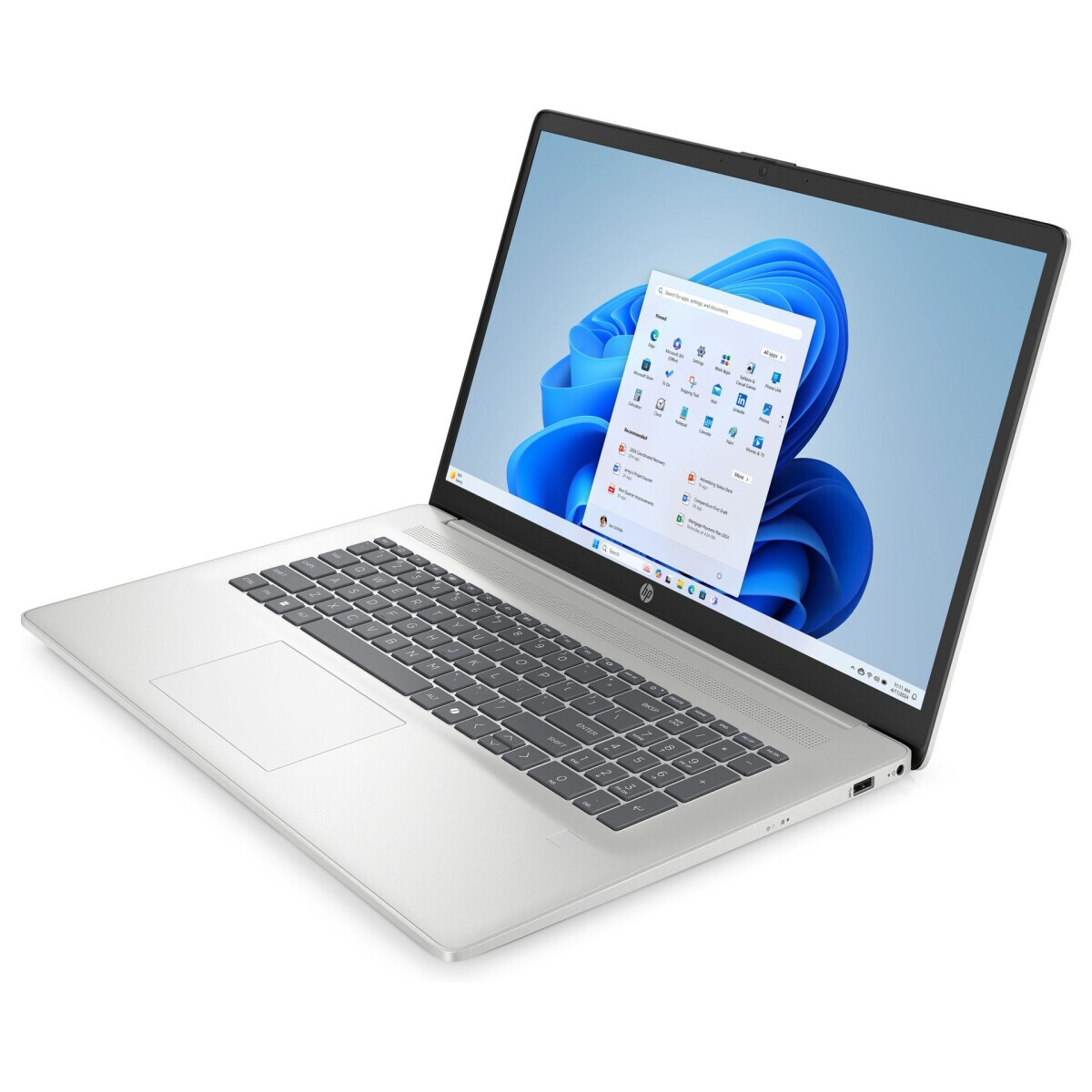 Portatīvais dators HP 17-cp2653ng 17.3" Ryzen 5 7520U 16GB 512GB AMD Radeon 610M W11H Natural Silver (C35PTEA/ABD) - foto 3