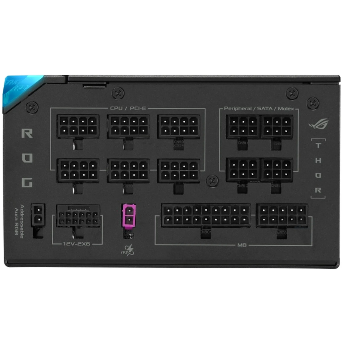 Das Netzteil ASUS ROG THOR 1000P3 GAMING (90YE00V3-B0NA00) - Foto 8