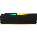 Operatīvā atmiņa Kingston FURY Beast RGB 16GB 5200 MHz DDR5 CL40 KIT 2x 8GB Black (KF552C40BBAK2-16)