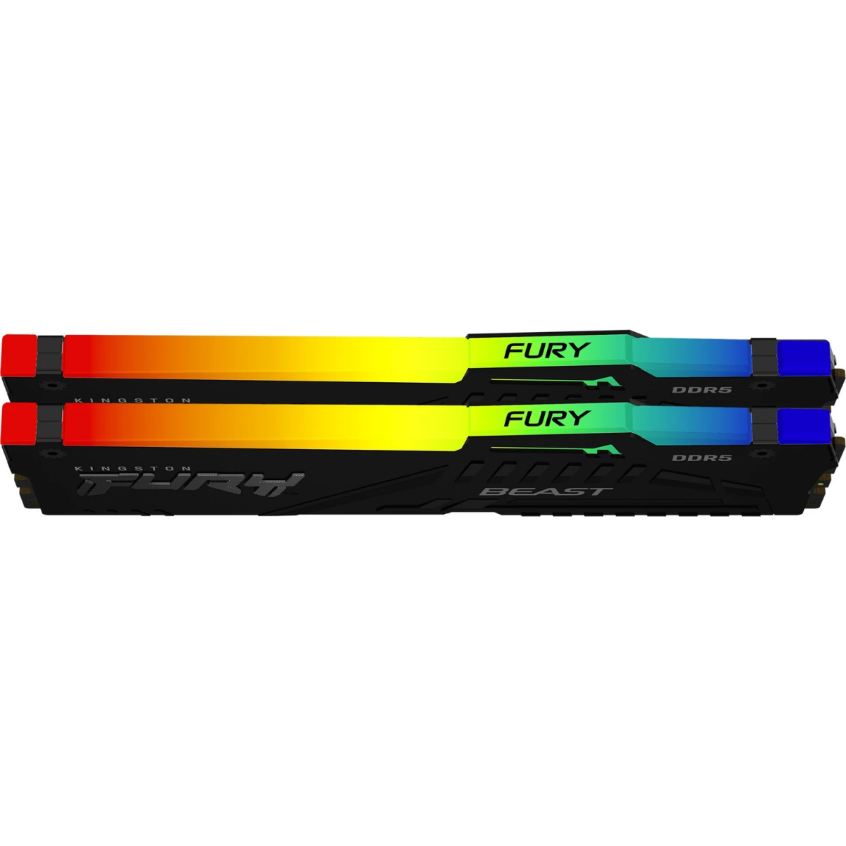Operatīvā atmiņa Kingston FURY Beast RGB 16GB 5200 MHz DDR5 CL40 KIT 2x 8GB Black (KF552C40BBAK2-16) - foto 4