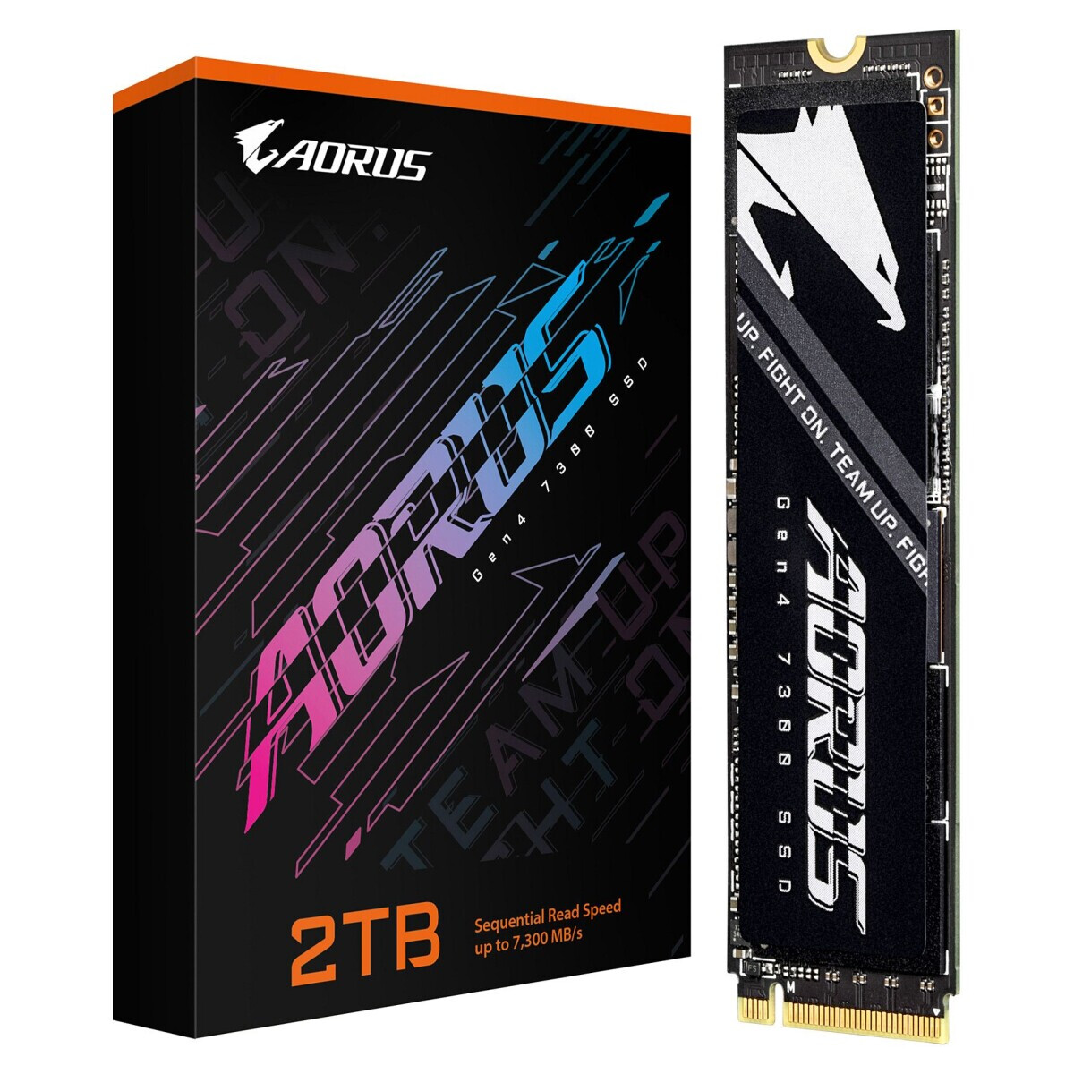SSD GIGABYTE AORUS Gen4 7300 2TB Black (AG4732TB N)