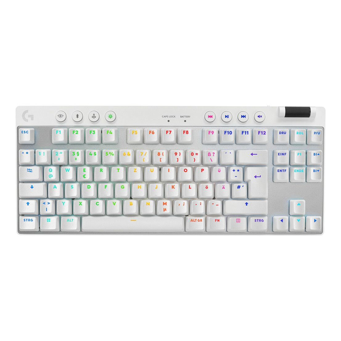 Tastatūra Logitech G PRO X TKL Lightspeed White (920-012144)