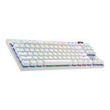 Tastatūra Logitech G PRO X TKL Lightspeed White (920-012144)
