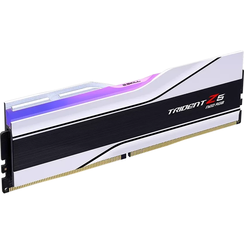 Operatīvā atmiņa G.Skill Trident Z5 NEO RGB 32GB 6000 MHz DDR5 CL26 Kit of 2x16GB White (F5-6000J2636H16GX2-TZ5NRW) - foto 3