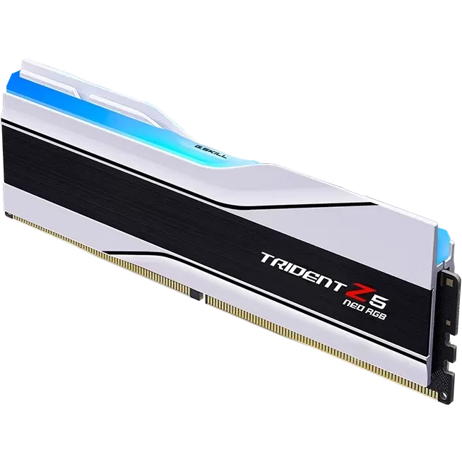 Operatīvā atmiņa G.Skill Trident Z5 NEO RGB 32GB 6000 MHz DDR5 CL26 Kit of 2x16GB White (F5-6000J2636H16GX2-TZ5NRW) - foto 5