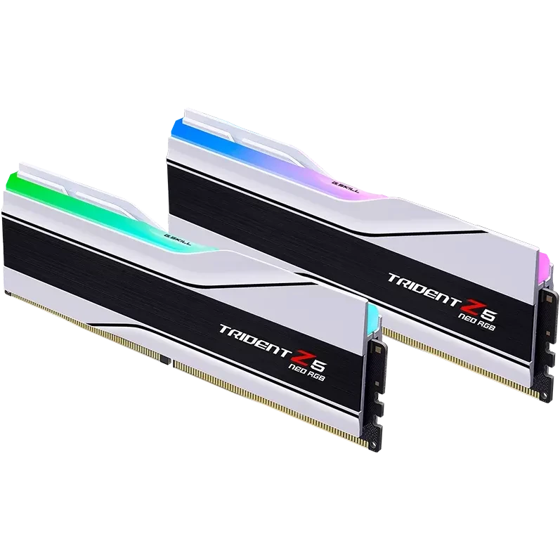 Operatīvā atmiņa G.Skill Trident Z5 NEO RGB 32GB 6000 MHz DDR5 CL26 Kit of 2x16GB White (F5-6000J2636H16GX2-TZ5NRW) - foto 7