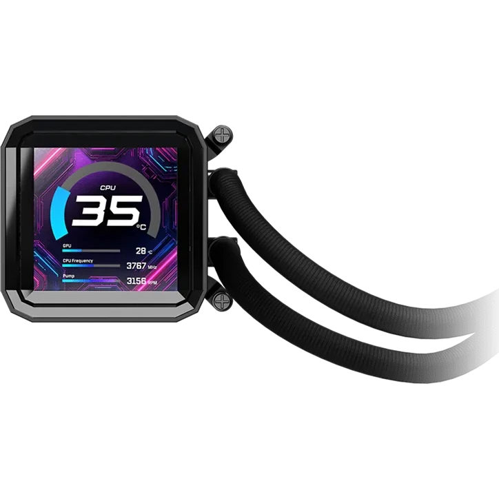 Procesoru dzesētājs ASRock Phantom Gaming 360 LCD Black (90-APGA36-BAAGA5) - foto 5